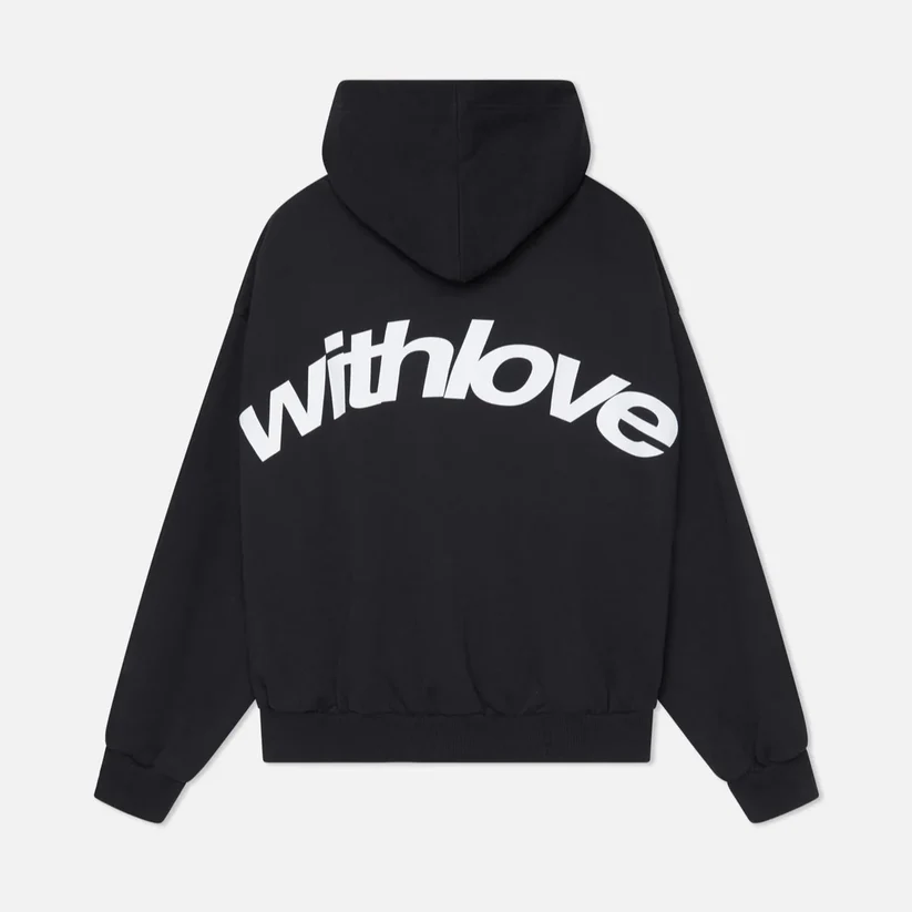 Negro con letras blancas / 2XL